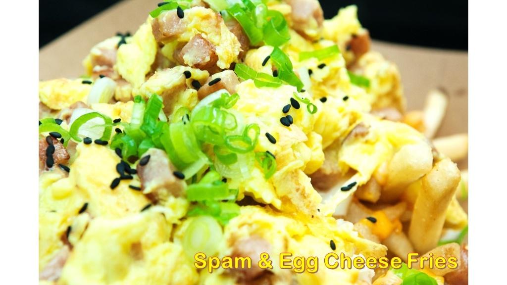 -Spam & Eggs Scramble Fries