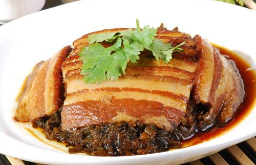 Braised Pork with Preserved Vegetables梅菜千张肉