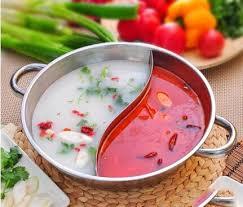 锅底鸳鸯 菌汤+番茄