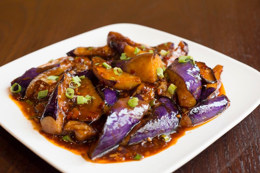 VEGETABLE蔬菜-Eggplant in Garlic Sauce鱼香茄子