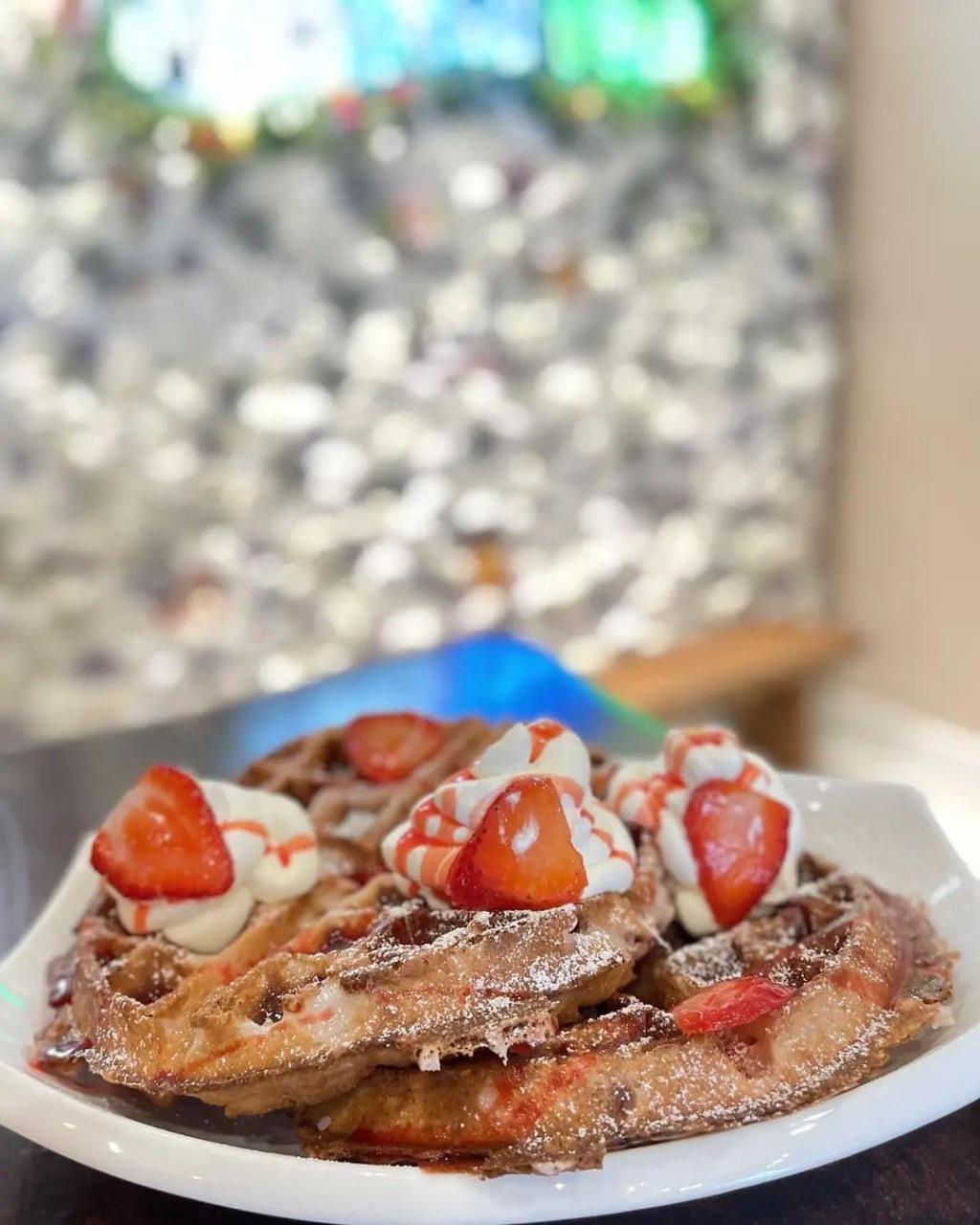 Strawberry Waffles
